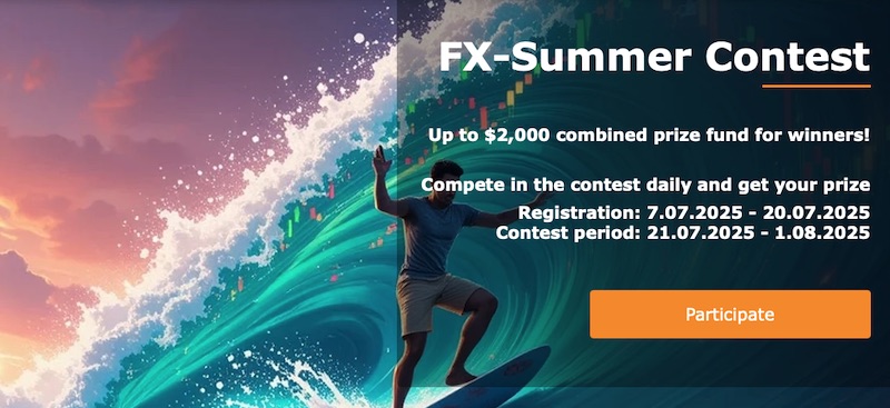 FXCL Launches FX-Summer Contest 2025 with $2,000 Prize Pool and 30 Winners – No Deposit Required